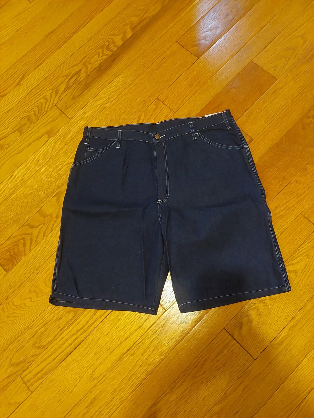 Men's Classic Navy Blue Casual Shorts